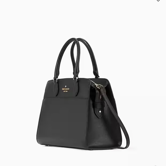 Kate Spade Madison Saffiano Leather Medium Satchel
COLOR:
Black 
NWT - Picture 4 of 16